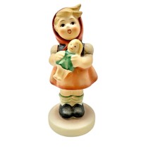 Goebel M. I. Hummel Girl with Doll 239/B Small Porcelain 1967 Germany Vi... - £14.21 GBP