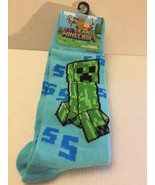 NEW Minecraft Unisex Crew Socks Shoe Size 6-12 - $13.48 CAD