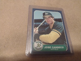 1986 Fleer Update Jose Canseco  - $4.00