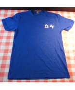 USAF US AIR FORCE ATHLETICS CELEBRATES 50 YRS TITLE IX BLUE T SHIRT MEDIUM - $28.24 CAD