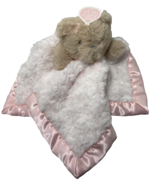 Baby Dumpling White Pink and Brown Lovey Security Blankie Nunu Hang Tag - £10.45 GBP