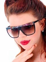 vtg RETRO Womens Sunglasses Aviator Style Gradient 1980s Rainbow Floral ... - $38.16 vtg RETRO Womens Sunglasses Aviator Style Gradient 1980s Rainbow Floral ... - $38.16