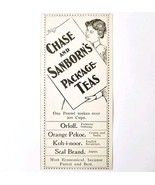 Chase And Sanborn Package Teas Advertisement Victorian Beverage ADBN1A9 - $27.43 CAD
