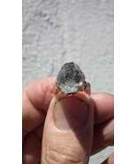 Herkimer diamond ring / Electroformed Copper - $28.95