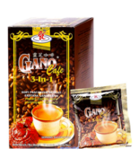 Gano Excel Cafe 3 in 1 Coffee with Ganoderma Reishi 20 sachet Boost Energy - £18.85 GBP