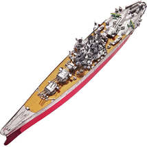 Mmz Model Piececool 3D Metal Puzzle P101 Japan Battleship Yamato Diy Assemble Mo - £20.95 GBP