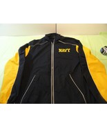RARE U.S. Navy USN Blue TEST DESIGN A Polyester Running PT Jacket LARGE ... - $2,007.59 MXN