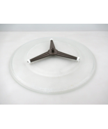 GE  Microwave Oven  15 1/2&quot; Glass Turntable Tray &amp; Support  WB49X0690 WB... - $65.29 CAD