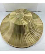 Thai  palm hat Thai Farmer Field  Woven Palm.Vintage Unique Natural mate... - $589.06 MXN
