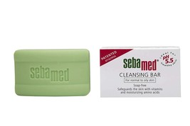 SebaMed Cleansing Bar Soap-Free for Normal to Oily Skin, 100gm (Pack of 2) - £13.32 GBP