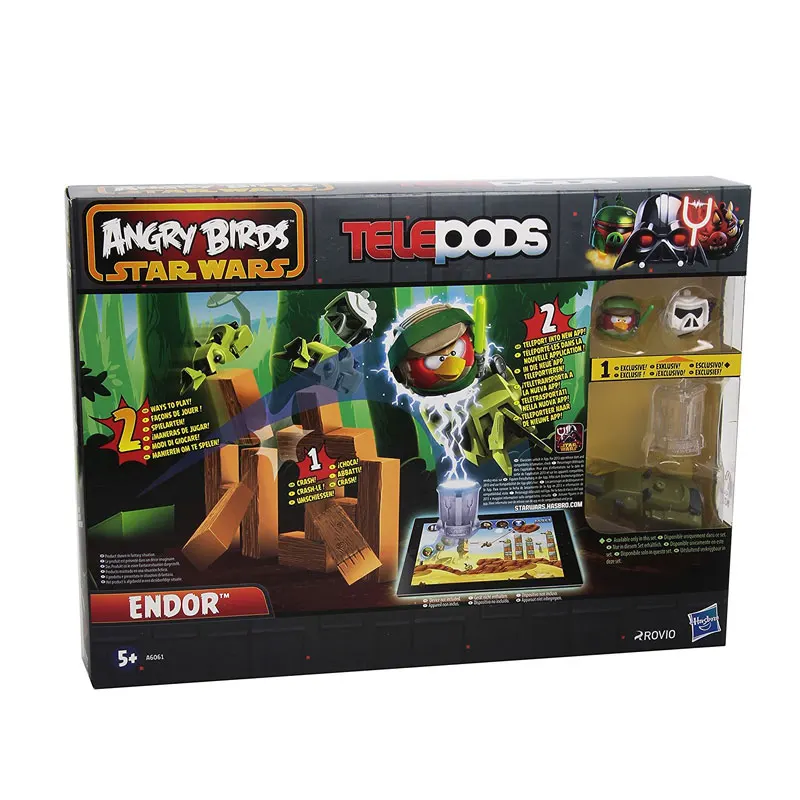 Play Hasbro Angry Birds Action Figure Star Wars Catapult Desktop Game Telepods S - £59.27 GBP