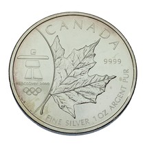 2008 Canada Argent Vancouver Olympiques Pièce Argent UNC - $72.04