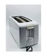Moulinex Perfect Toast AH1 Extra Long Double Slot Toaster White Vintage - £15.00 GBP