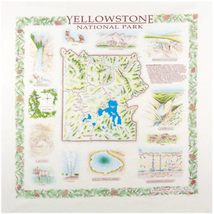 Printed Image Yellowstone NP Bandanna - £7.36 GBP