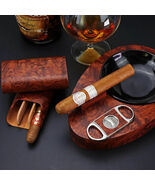 Brizard and Co Bubinga Cigar Case Holder and Cutter NIB - €316,92 EUR