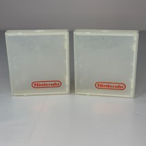 Official Nintendo NES Clear Plastic Clamshell Cases OEM Lot of 2 - $276.35 MXN