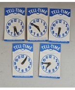Vintage 1950s Milton Bradley Childrens Telling Time Clocks Lot of 5 - $47.42 CAD