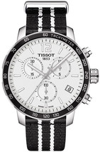 Tissot Quickster Chronograph NBA San Antonio Spurs Men&#39;s Watch T0954171703707 - £183.38 GBP