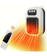 Wall Mounted Portable Small Electric Heater With Remote Control, Adjusta... - $671.01 MXN