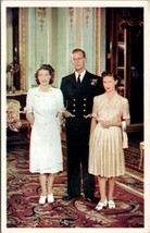 UK Duke and Duchess of Edinburgh Princesses Elizabeth and Margaret Postcard Z9 - £6.35 GBP