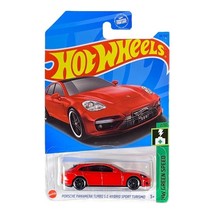 Hot Wheels Porsche Panamera Turbo S F-Hybrio Sport Turismo - Green Speed Series - £2.08 GBP