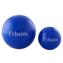 L&#39;Chaim Orbee-Tuff Blue Ball Treat-Dispensing Dog Toy for Hanukkah Orbee Tuff - £14.86 GBP+