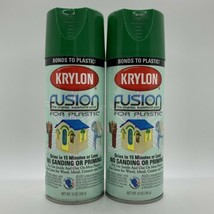 2x Krylon Fusion for Plastic Spring Grass Green Gloss Spray Paint, 12 oz... - £31.94 GBP