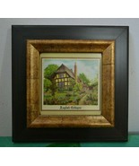 Vintage Picture of English Cottage, Framed. Made in England - $81.33 CAD