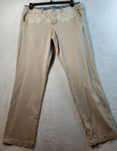 Pilcro and the Letterpress Pants Womens Size 32 Brown Cotton Pockets Belt Lops - £15.66 GBP