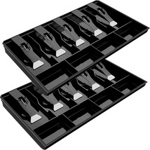 2 Pcs Cash Drawer Cash Drawer Tray Cash Tray Money Tray Cash Register Dr... - £18.68 GBP