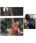 April Ross USA Beach Volleyball signed 8x10 photo proof COA autographed - £86.84 GBP