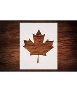 Reusable Canadian Maple Leaf Stencil 8.5&quot; x 11&quot; - Custom Patriotic Desig... - $20.09 CAD