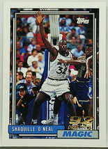  Shaq Rookie! Shaquille O&#39;neal Rookie 1992-93 Topps #362 Magic, Lakers! - £117.43 GBP