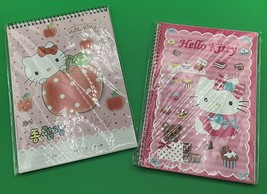 Very Rare NEW Vintage Sanrio 2013 Hello Kitty Pair Of Paper Notebook Paper Pads - $24.26