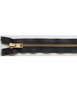 #10 Solid Brass Heavy-Duty Chaps Separating Metal Zippers by YKK ® Brand... - €12,03 EUR+