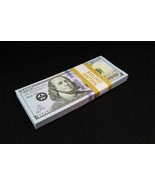 250,000$ FULL PRINT Realistic Prop Money Fake 100 Dollar Bills REAL CASH... - $128.54