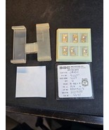 6 MSI 210-0080 VINTAGE GOLD MICROWAVE CHIP RESISTOR R=NET MINI SYS. RARE... - $98.01