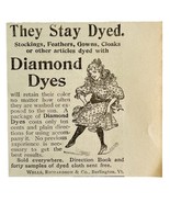 Wells Richardson Diamond Dyes 1894 Advertisement Victorian Fashion ADBN1bbb - $28.11 CAD