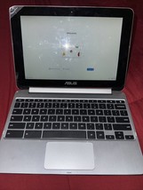 Asus C100P Flip 2-in-1 Touchscreen 10&quot; Chromebook Working Cracked Screen - $653.06 MXN