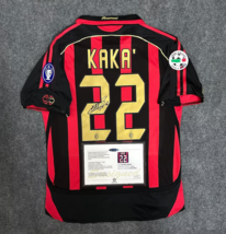 Kaka SIGNED 06/7 AC Milan Signature Shirt Jersey Retro Short Sleeves + COA - £99.87 GBP