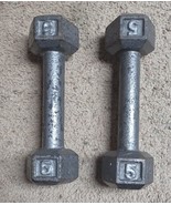 5 lb Hex Dumbbells (Set of 2) Perfect for Home Workouts Cast Iron Barbells - €14,31 EUR