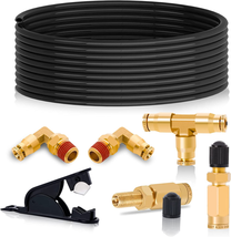 Air Bag Fiitings for Air Shock Line Kit, 1/4&quot; Air Line 30 FT PA Hose Tubing &amp; DO - £31.88 GBP