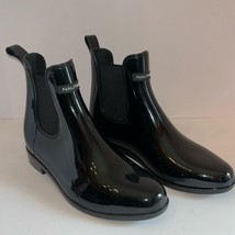 Nautica Shayna rain boots women&#39;s size 9 black ankle pull on - $16.34