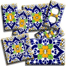 Mexican Southwestern Talavera Tile Style Light Switch Outlet Plate Kitchen Decor - £8.91 GBP+