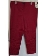 NWT Womens 14 Lauren Ralph Lauren Red Side-Zip Business Casual Pants - €16,14 EUR