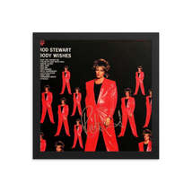 Rod Stewart signed &quot;Body Wishes&quot; album Reprint - £58.66 GBP