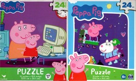 Peppa Pig - 24 Piece Jigsaw Puzzle (Set of 2) - £11.83 GBP