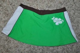 Girls Swimsuit Skirt Cover Up Zeroxposur Green Swim-size 8 - $7.43
