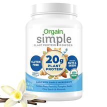 PROTEIN POWDER ORGAIN PLANT BASED VEGAN ORGANIC VANILLA FOR WEIGHT LOSS ... - $49.49