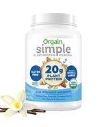 PROTEIN POWDER ORGAIN PLANT BASED VEGAN ORGANIC VANILLA FOR WEIGHT LOSS ... - $49.49